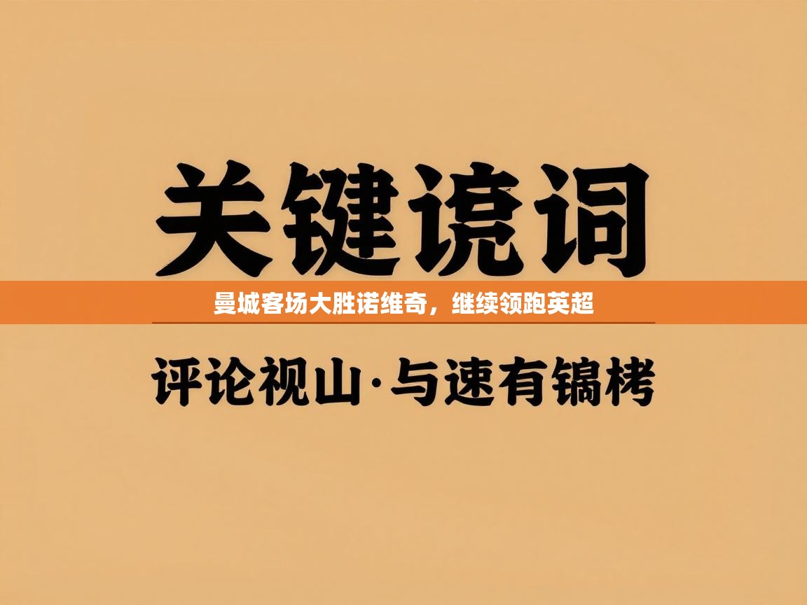 曼城客场大胜诺维奇，继续领跑英超  第2张